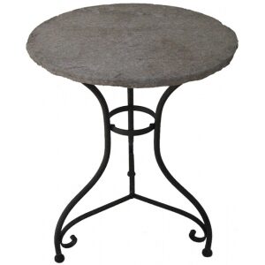 Tisch mit Granitplatte rund