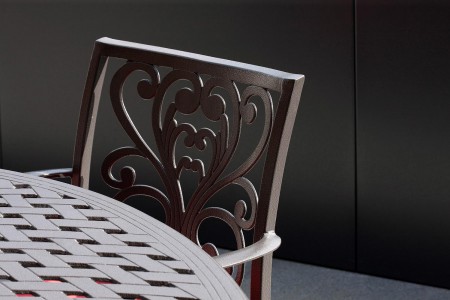 Gartenstuhl aus Aluminiumguss – Bild 2